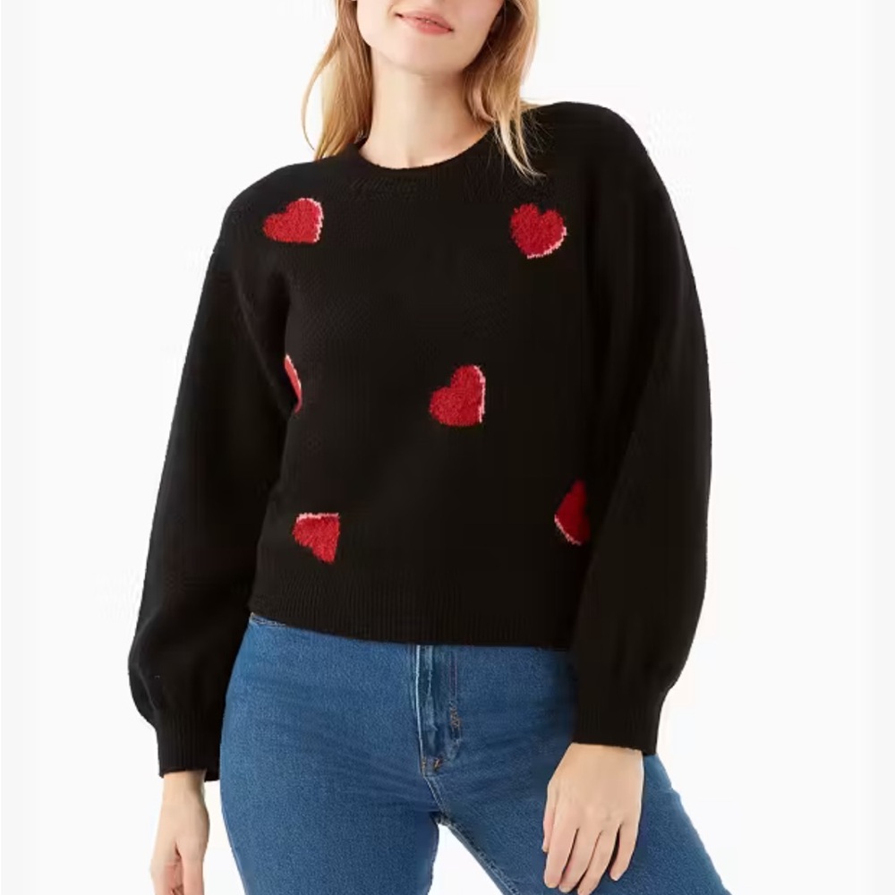 Kate Spade Heart Pop Wool Sweater